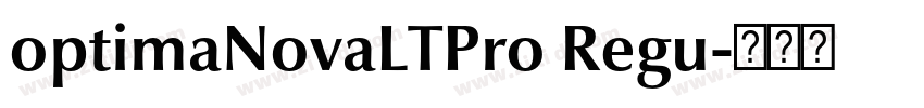 optimaNovaLTPro Regu字体转换 optimaNovaLTPro Regu字体转换